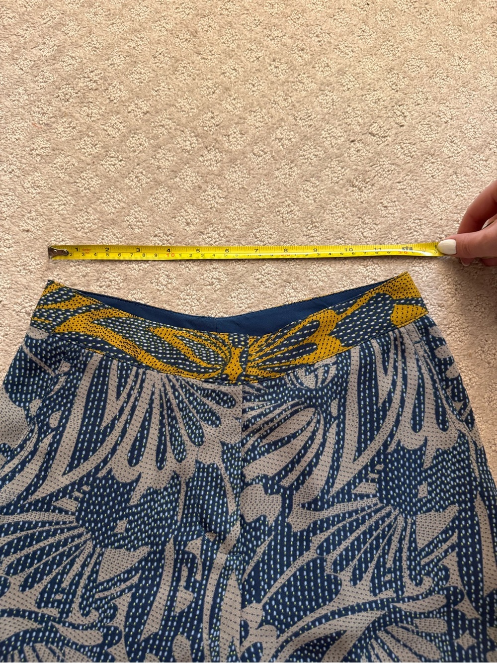 BCBGMaxAzria Rare 2 Piece Set Floral Vacation Festival Wide Leg Pants & Tie Top - Picture 11 of 15